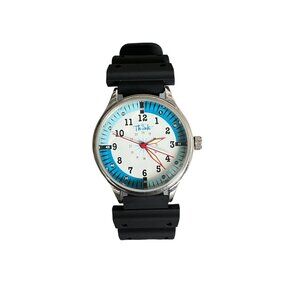 NEW! Think Medical Unisex Nurse Silicone Black Sport Quadrant Watch